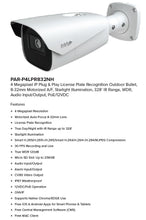 Load image into Gallery viewer, 4 Megapixel IP Plug & Play License Plate Recognition