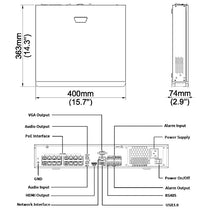 Load image into Gallery viewer, 32 Ch NVR with 16 Plug & Play Ports