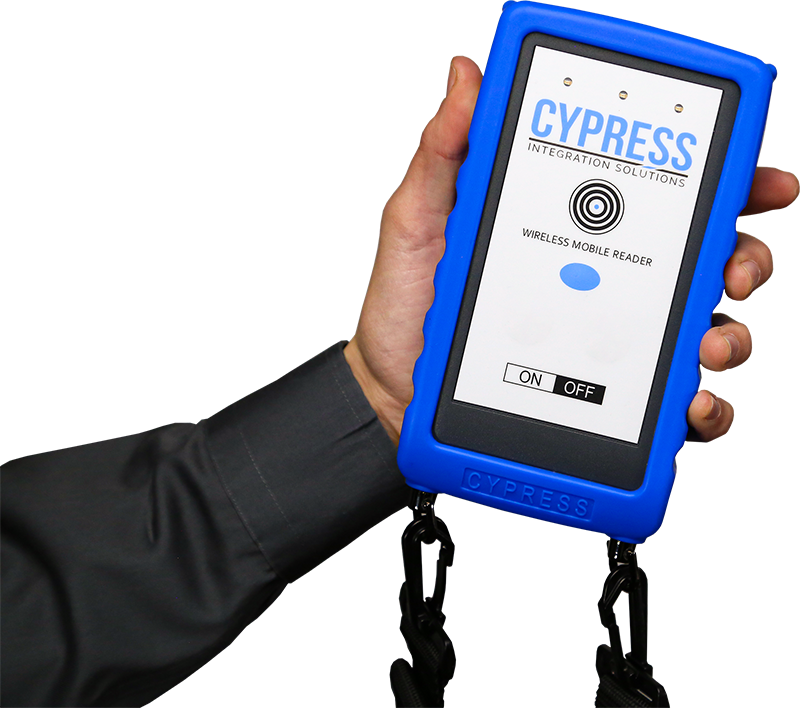 Cypress Wireless Handheld Single Lane Reader kit ( 2 Readers OSDP )