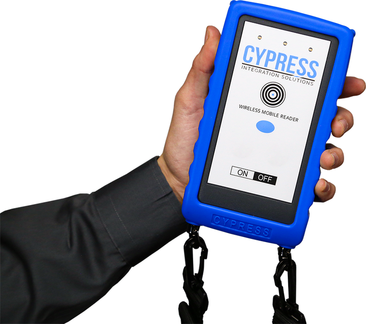Cypress Wireless Handheld Single Lane Reader kit ( 2 Readers OSDP )