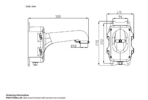 Wall Mount with Junction Box Included