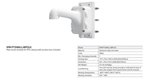 Pole Mount Bracket with Junction Box Included