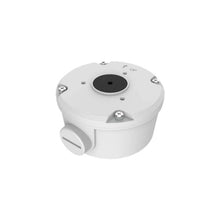 Load image into Gallery viewer, Junction Box #9 IVM-JB9, round white electrical component, suitable for wiring installations and mounting security cameras.