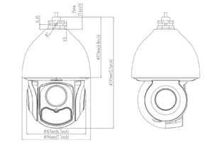 4 Megapixel IP Plug & Play, Outdoor PTZ