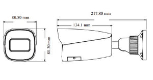 8 Megapixel Bullet, 2.8mm