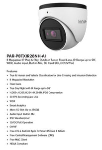 8 Megapixel Fixed Lens Turret, 2.8mm