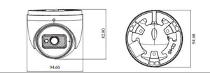 8 Megapixel Fixed Lens Turret, 2.8mm