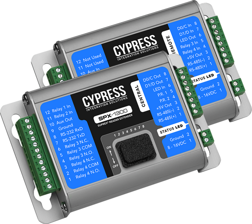 SPX-1300 SUPREX® Wired Wiegand Reader-Extender (2 Wire RS-485)