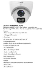 Load image into Gallery viewer, 8 Channel NVR with 2 TB +(6) 4-Megapixel Turret Cameras