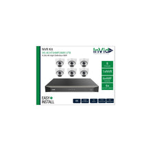 Load image into Gallery viewer, 8 Channel NVR with 2 TB +(6) 4-Megapixel Turret Cameras
