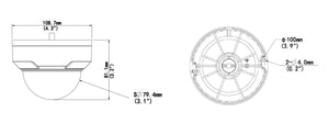 4 Megapixel Dome, Fixed Lens