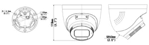 8 Megapixel Turret, 2.8mm