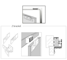 Load image into Gallery viewer, Bracket Z for 600lb Magnetic Lock- Inward Opening Door