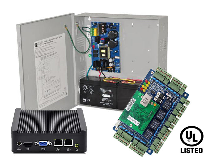 Access Control System Combo with Module (4 Door) UL Listed
